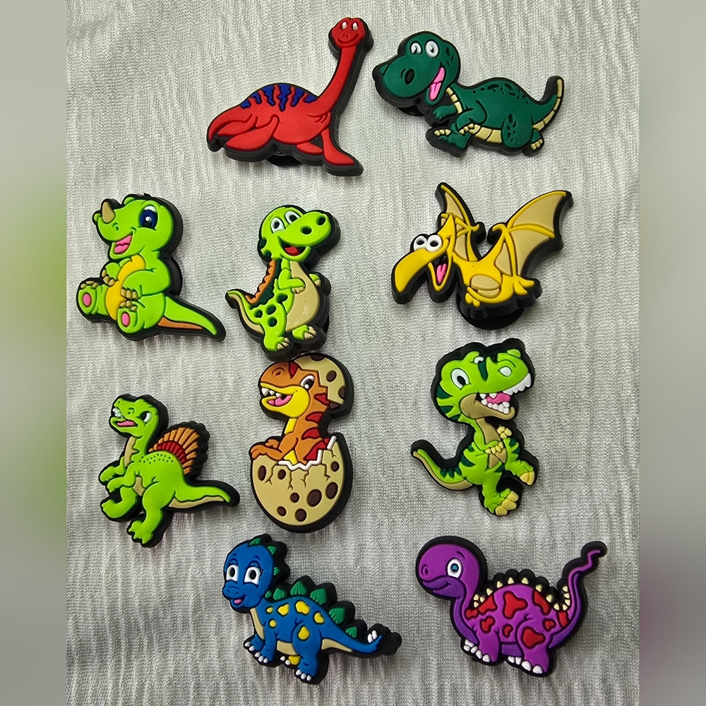 Dinosaur Croc Charms Set - NEW WITHOUT TAGS